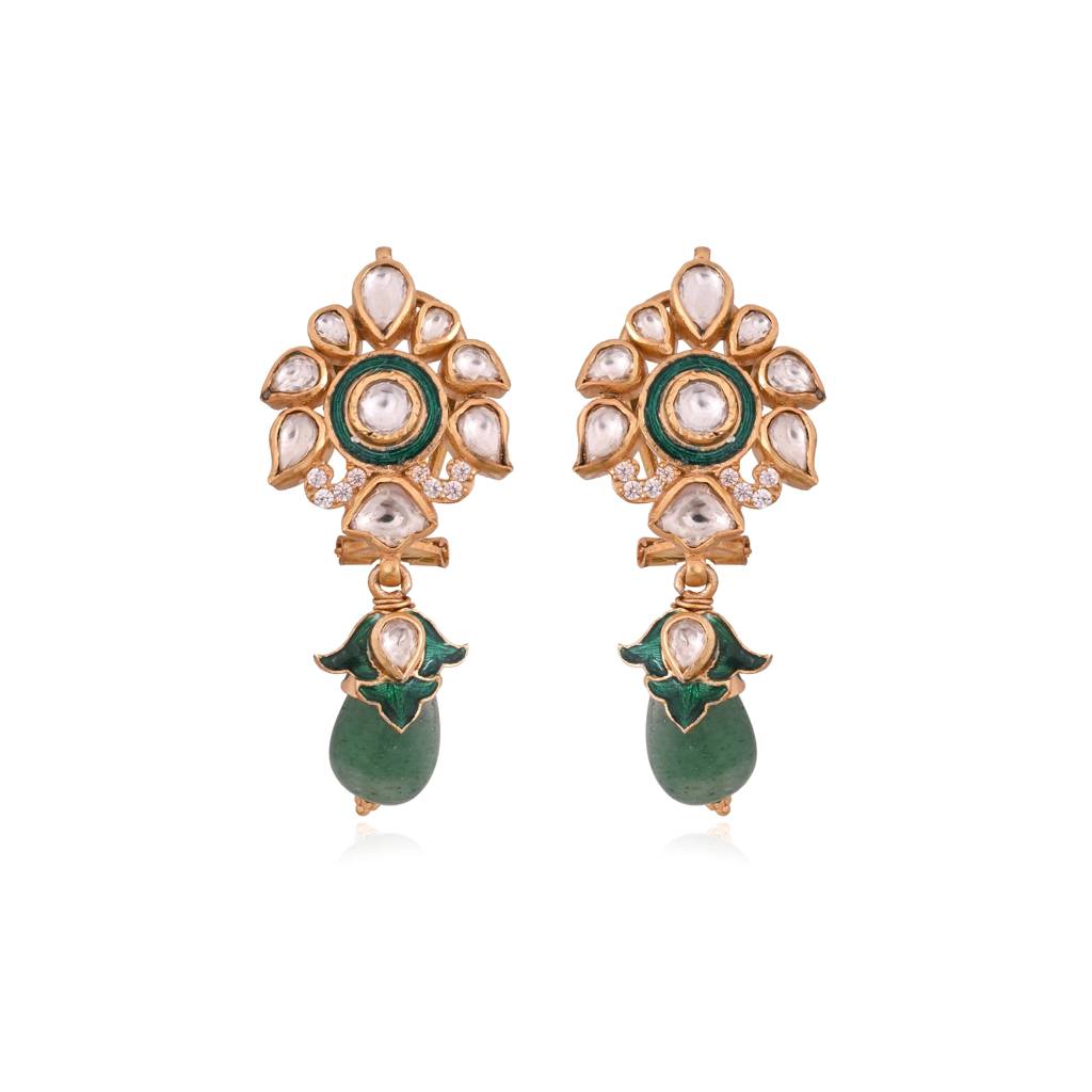 Zehra Choker Set In Jadau With Meenakari : E-CH-104