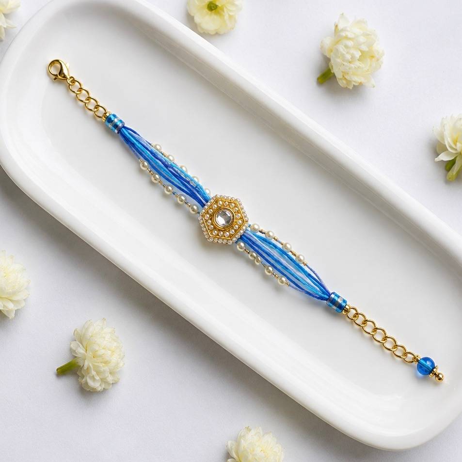 Meenakari Watch With Rakhi : PIABRK160
