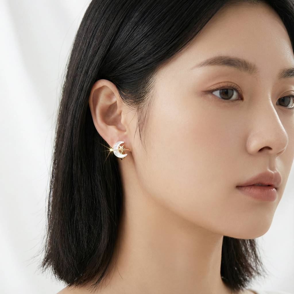 Korean Lunar Orbit Star & Moon Cuff : YUFSER209