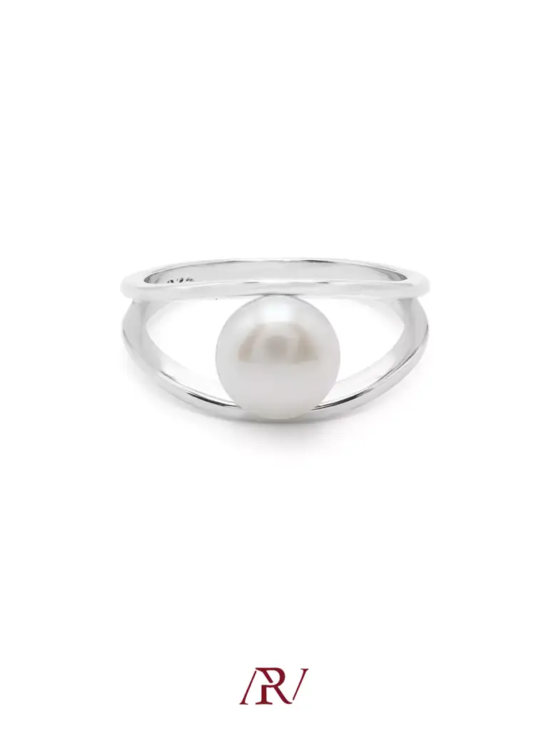 Encased Pearl Ring : ARV-RI-038