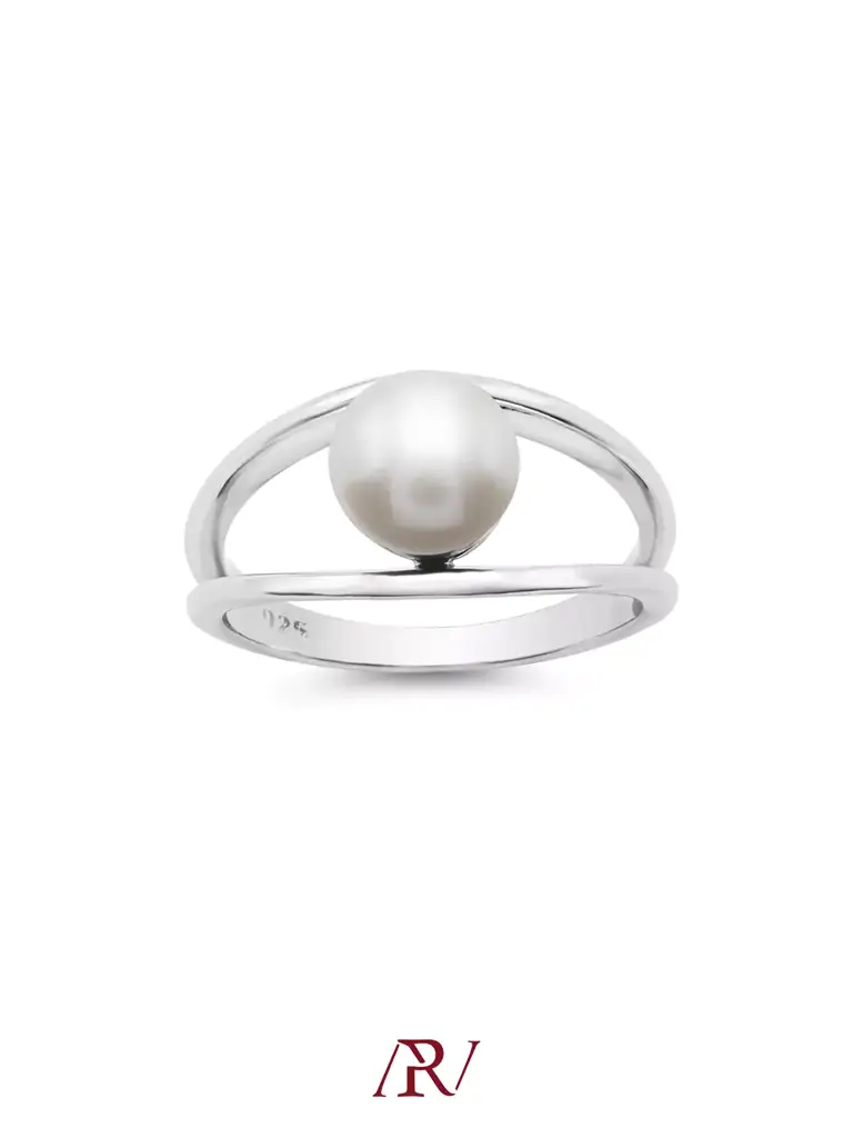Encased Pearl Ring : ARV-RI-038