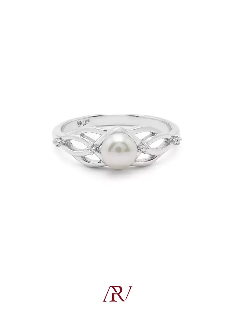 Entwined Pearl Ring : ARV-RI-039