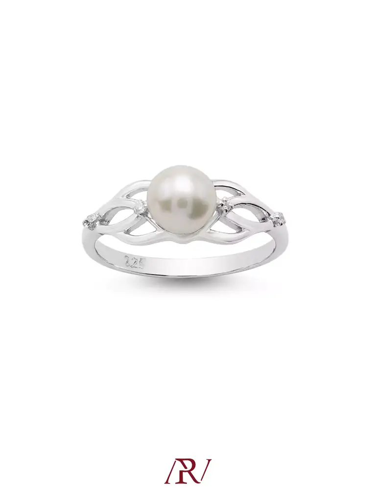 Entwined Pearl Ring : ARV-RI-039