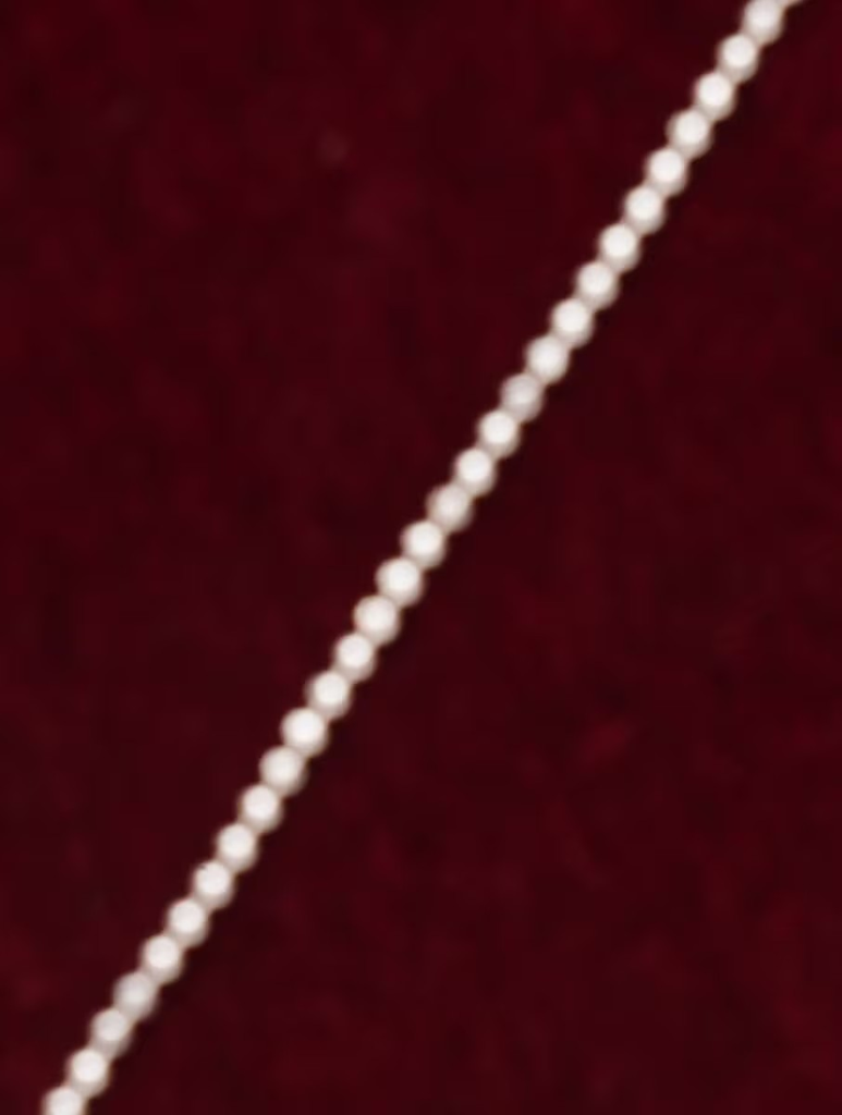 925 Sterling Silver Minimal Beaded Chain Anklets : ARSP149