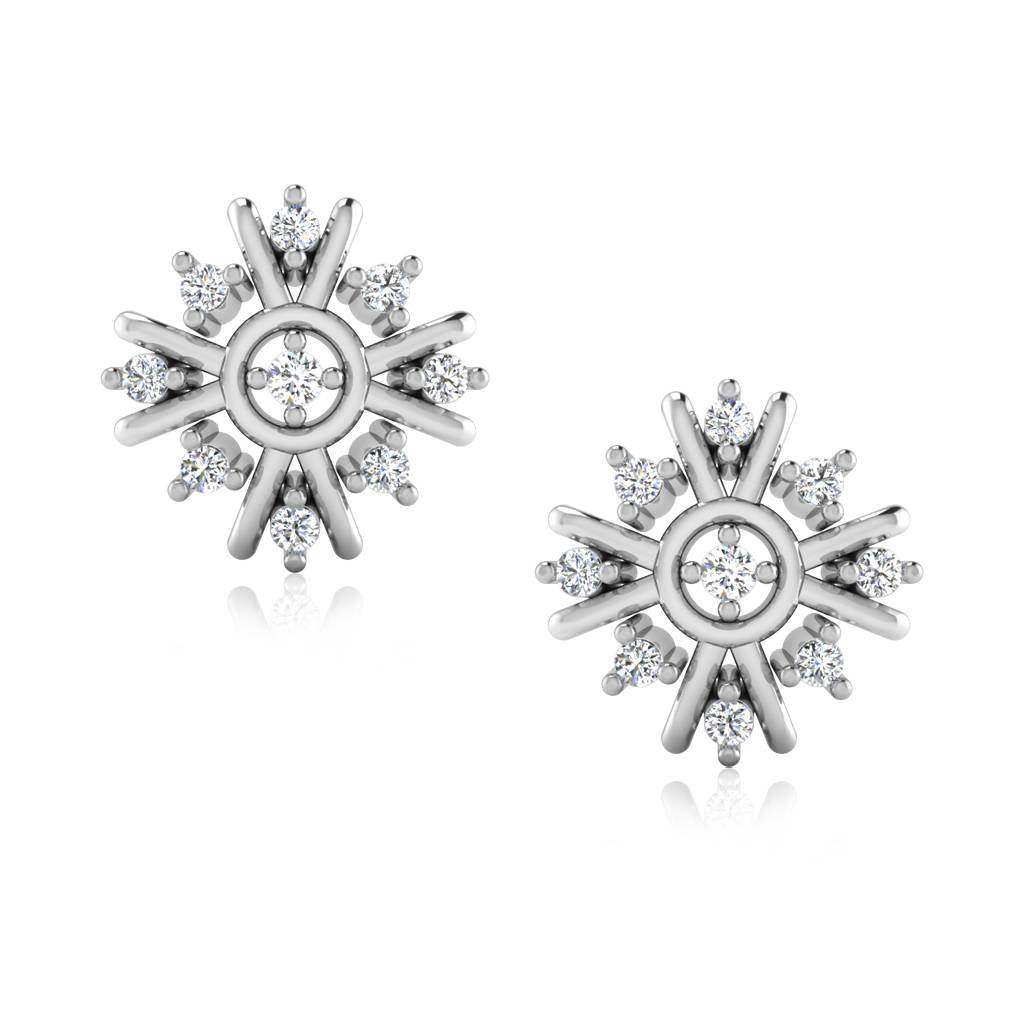 Iski Uski 925 Sterling Silver Arista Stud Earrings