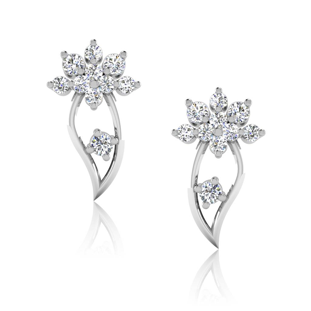 Iski Uski 925 Sterling Silver Aabha Stud Earrings