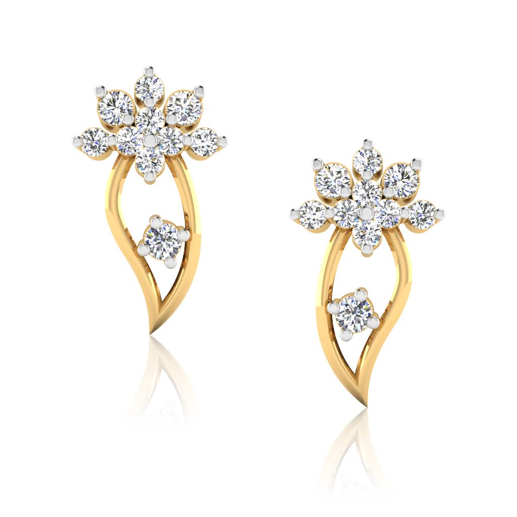 Iski Uski 925 Sterling Silver Aabha Stud Earrings