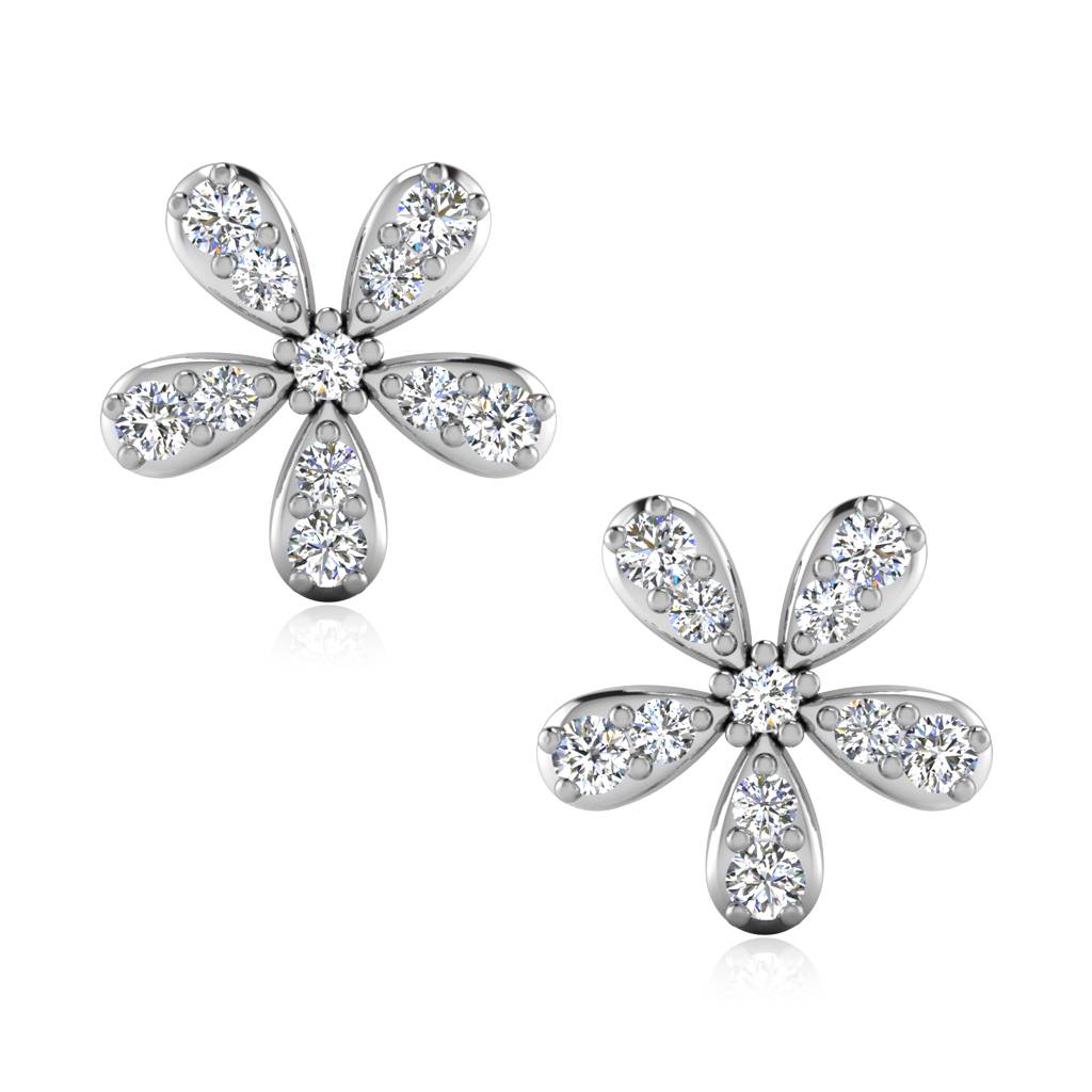 Iski Uski 925 Sterling Silver Junica Stud Earrings