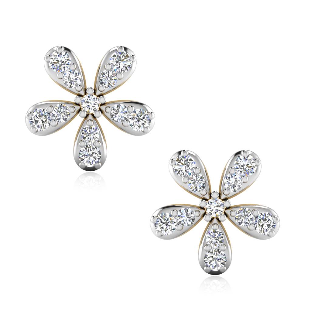 Iski Uski 925 Sterling Silver Junica Stud Earrings