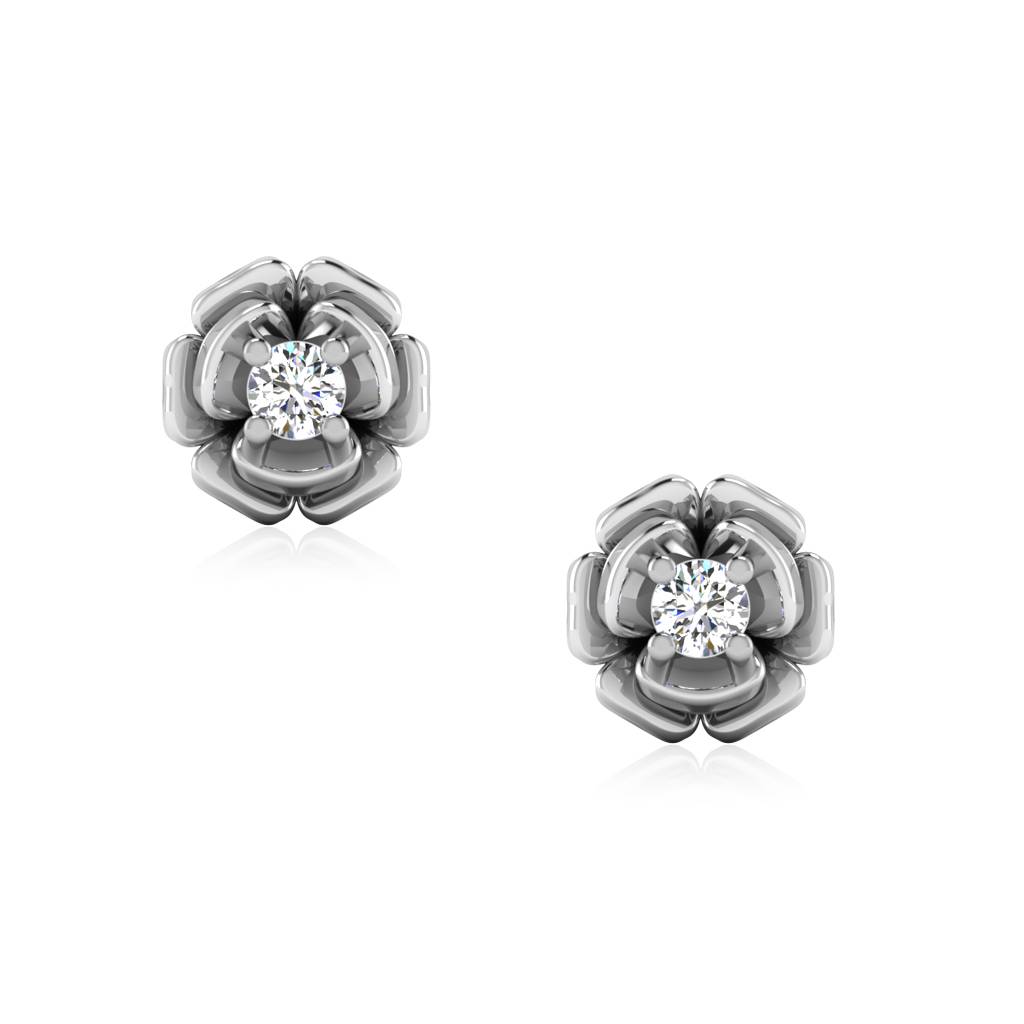 Iski Uski 925 Sterling Silver Primrosa Stud Earrings