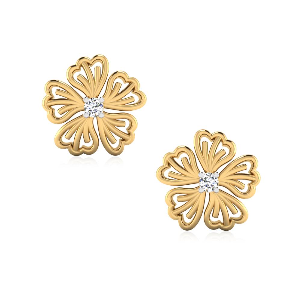 Iski Uski 925 Sterling Silver Anjika Stud Earrings