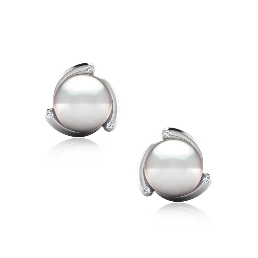 Iski Uski 925 Sterling Silver Amaira Stud Earrings