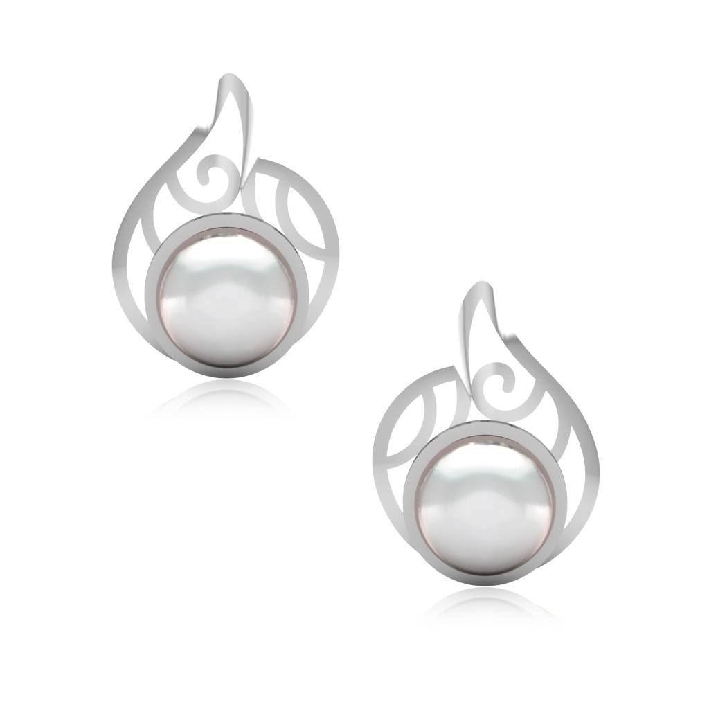Iski Uski 925 Sterling Silver Anika Stud Earrings