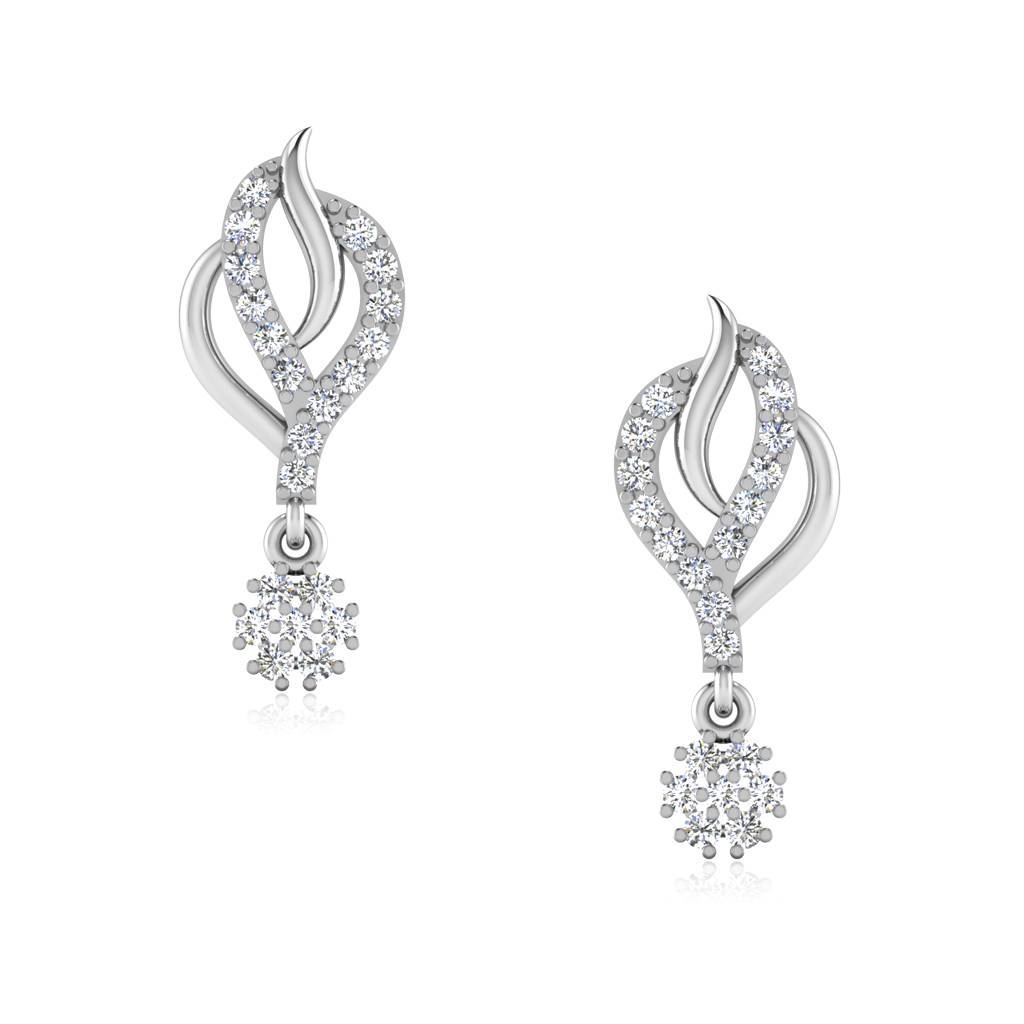 Iski Uski 925 Sterling Silver Baghyawati Dangler Earrings