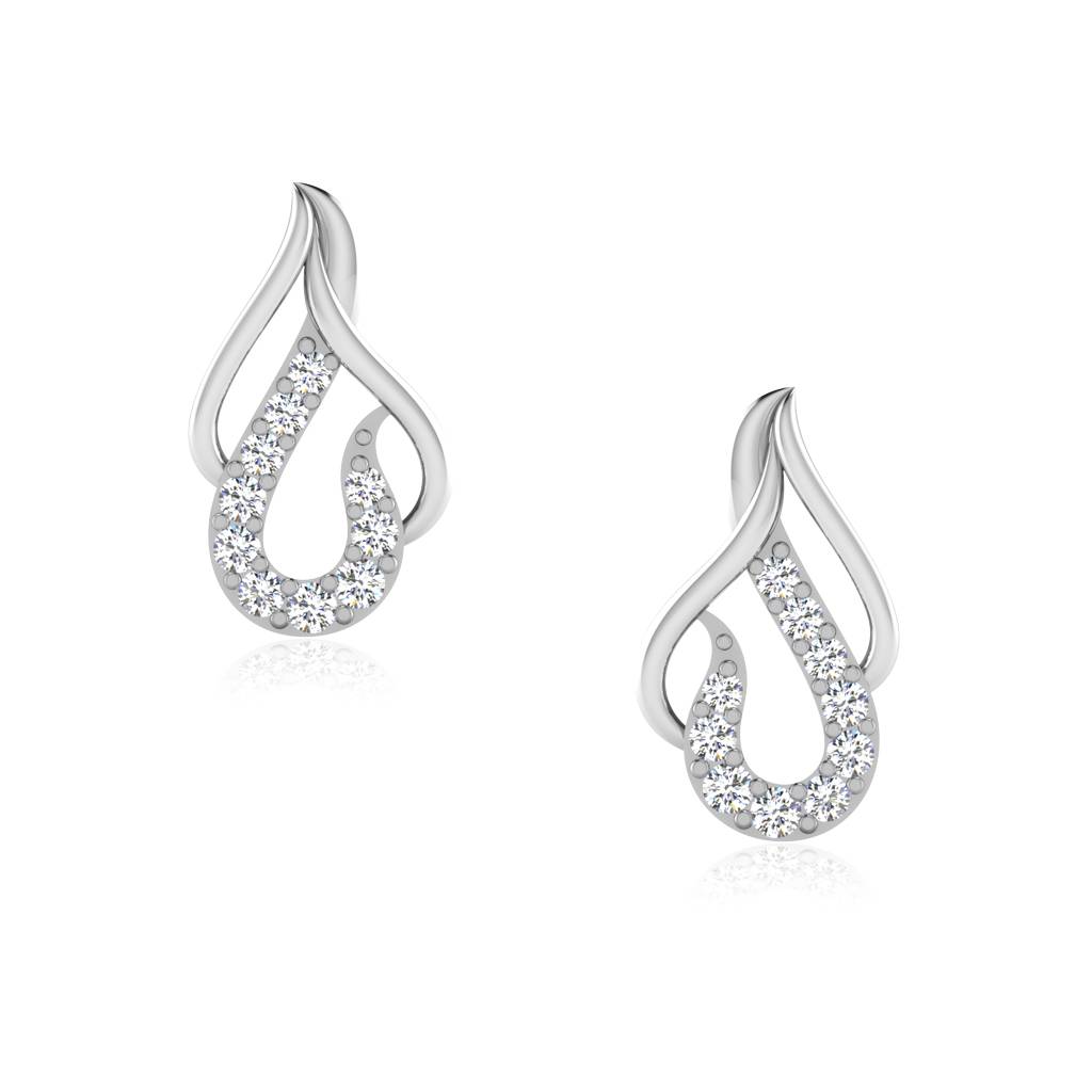 Iski Uski 925 Sterling Silver Chakrika Stud Earrings