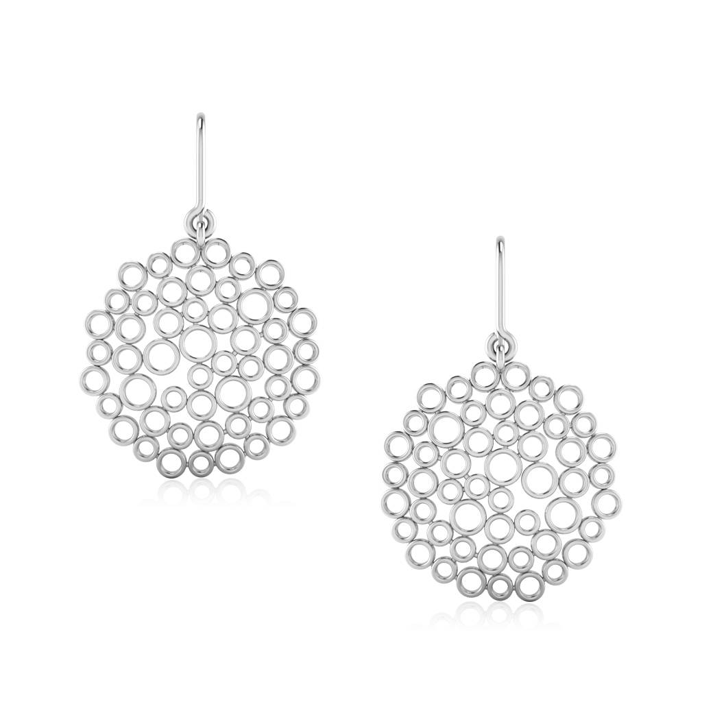Iski Uski 925 Sterling Silver Geetika Dangler Earrings