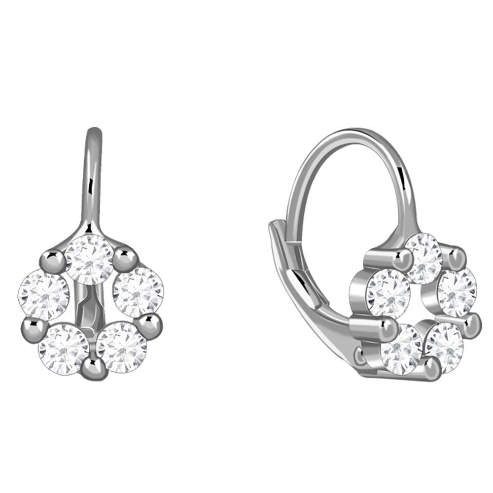 925 Silver Flora Spark Earrings|Studs To Gift Women & Girls | With Certificate Of Authenticity And 925 Stamp | 6 Mon : ER03295