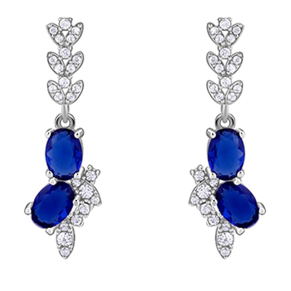 925 Silver Udaipur Azure Earrings|Studs To Gift Women & Girls|With ...