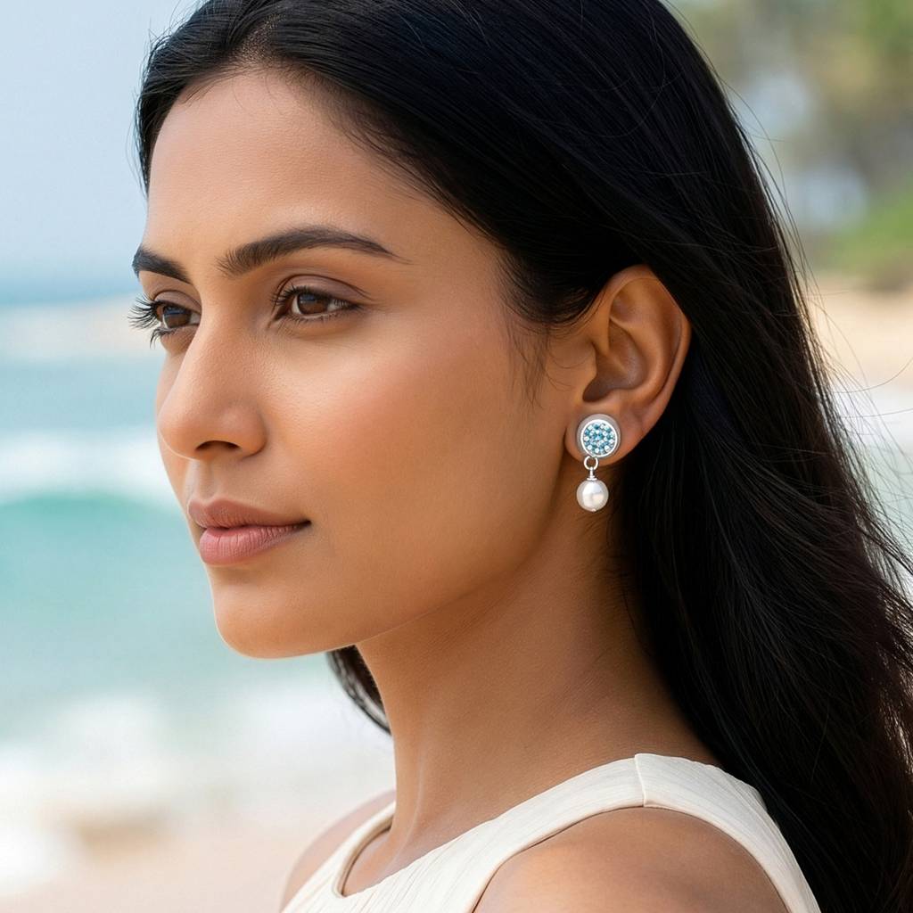 925 Silver Auralea Earrings|Drops To Gift Women & Girls | With Certificate Of Authenticity And 925 Stamp | 6 Months  : ER04206