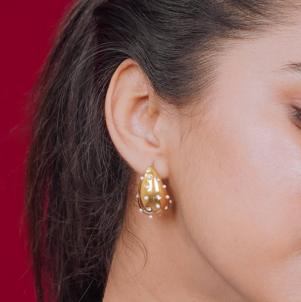 Celeste Statement Drop Earrings. : ER168