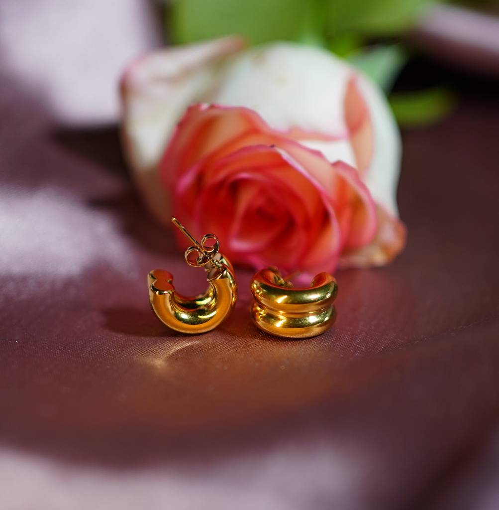 Flora Elegant Stud - Earrings : ER20