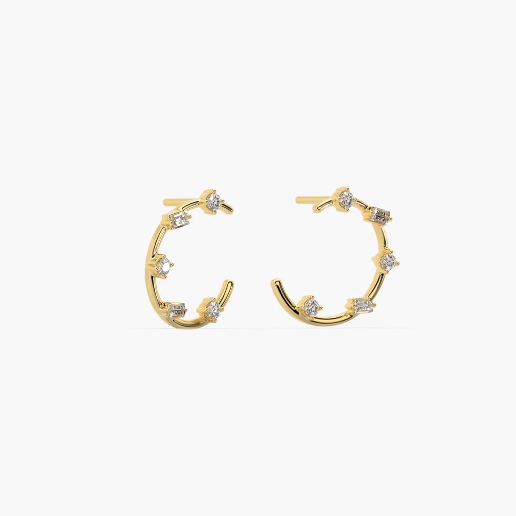 Trixie Lab Grown Diamond Earrings : ER24