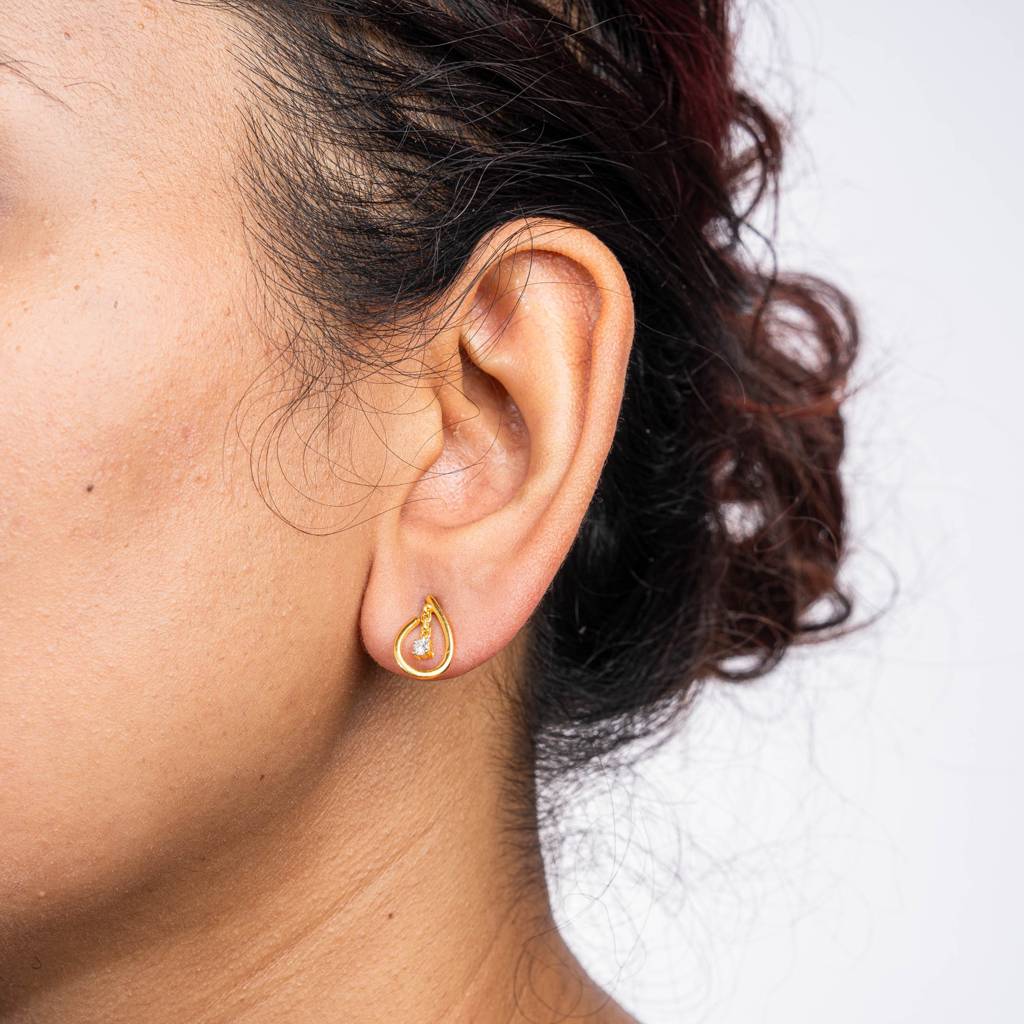 Harper Lab Grown Diamond Earrings : ER6