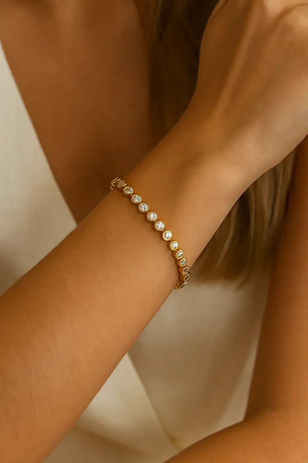 Celeste Diamond Bracelet - 6.5 Inches : ET-B-2