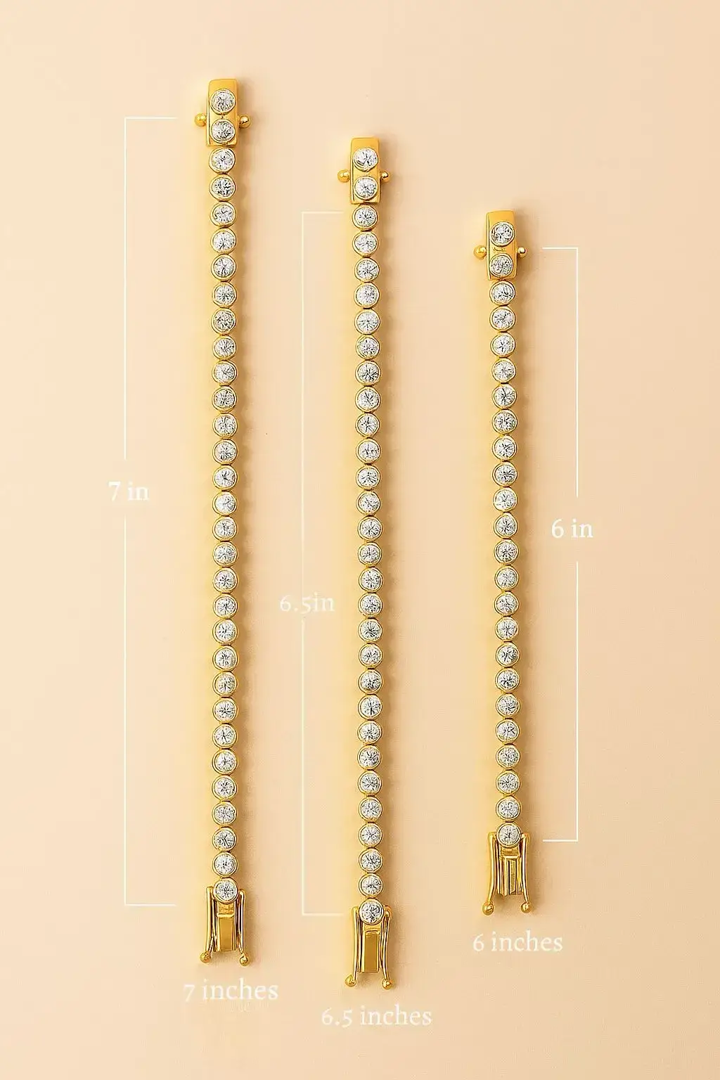 Celeste Diamond Bracelet - 6.5 Inches : ET-B-2