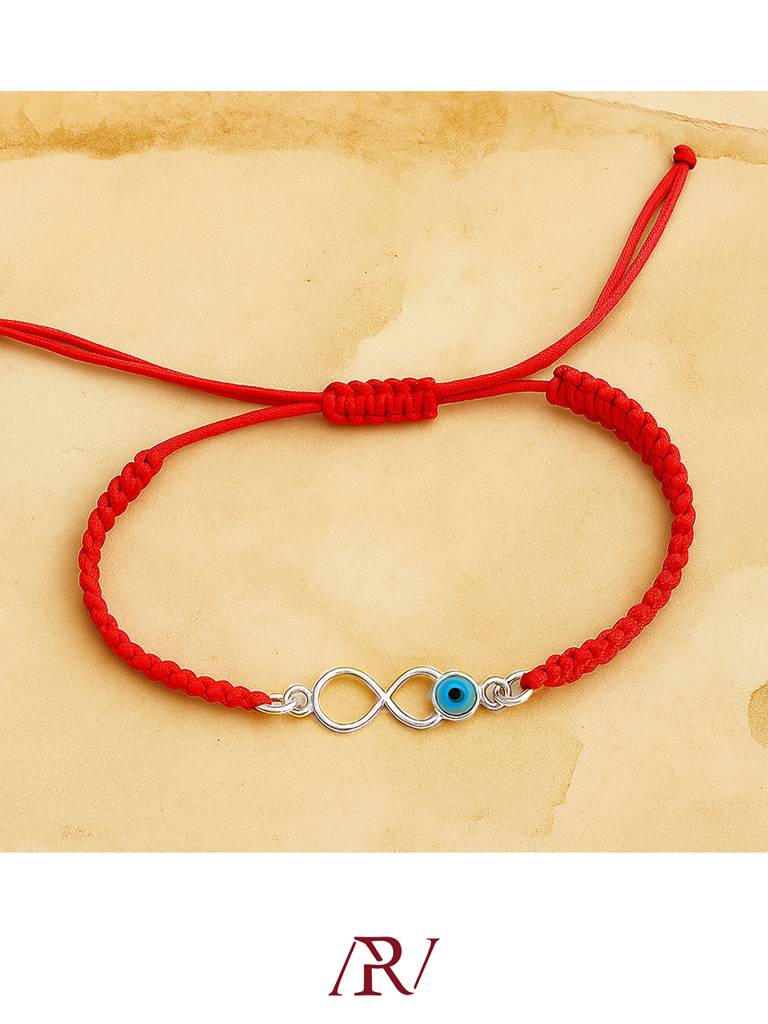 Eternz Certified Jewellery - Aaravee Evil Eye Infinity Rakhi