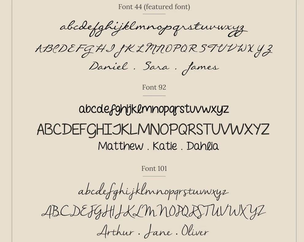 Callie Name Necklace : CNE1