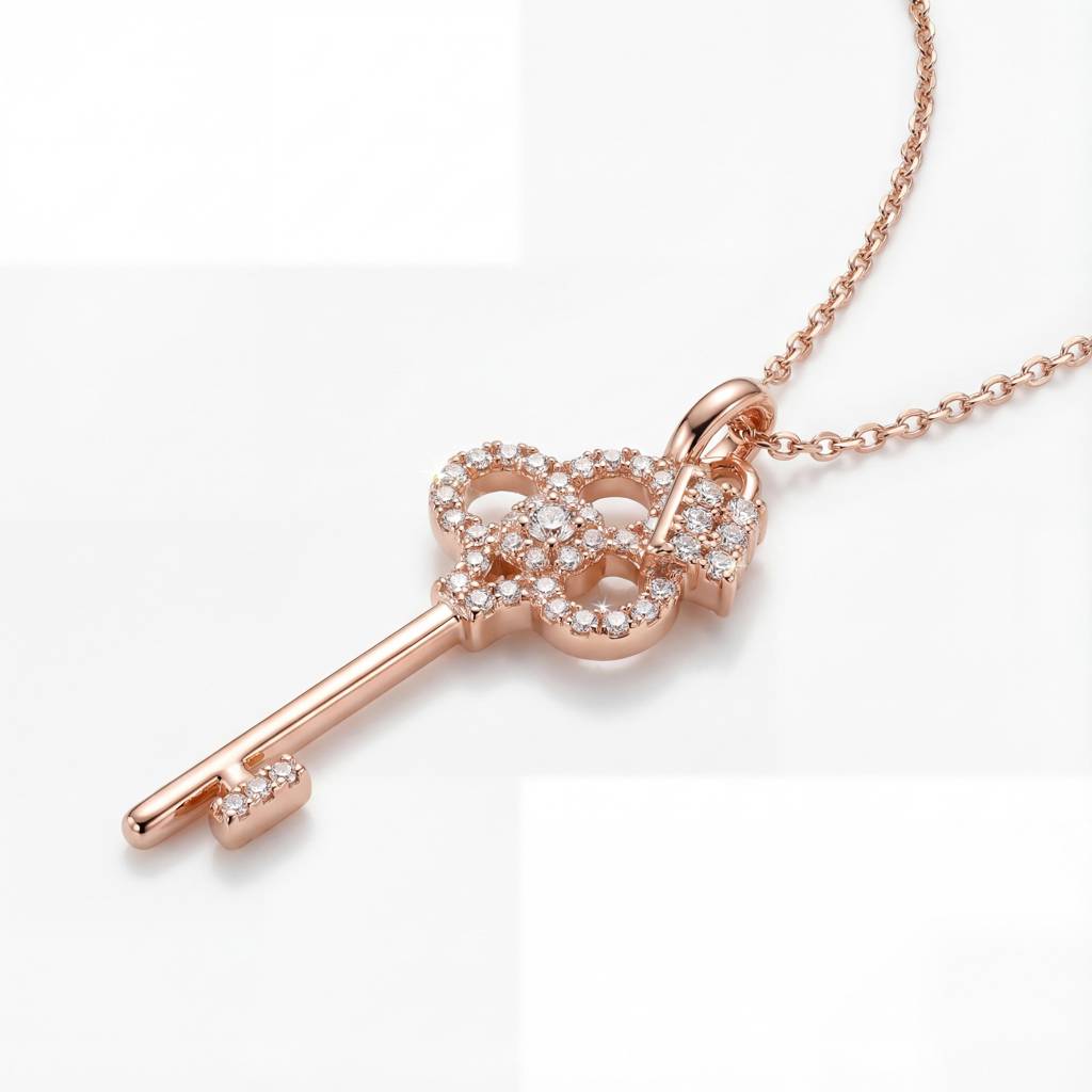 Secret Garden Key & Lock Necklace : YUFSNL212