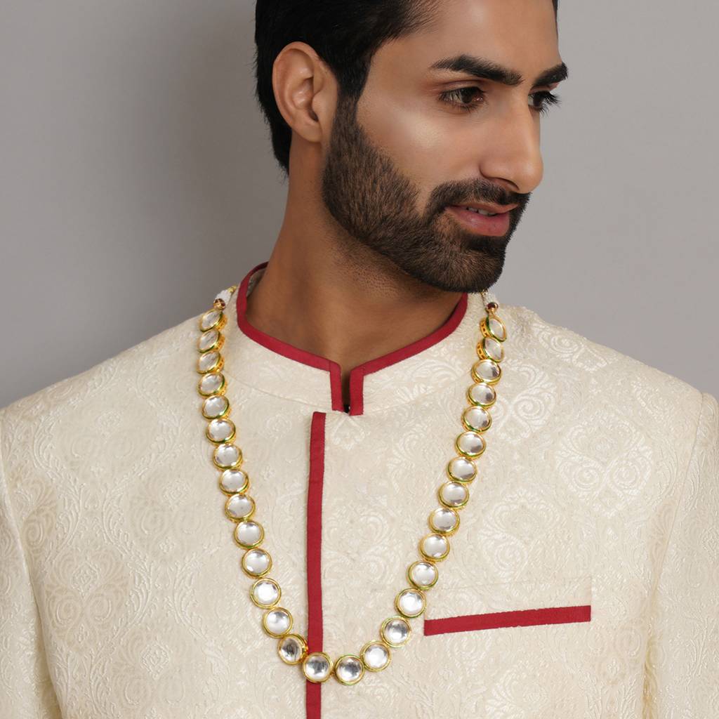 Long Kundan Neckpiece : RRMFEB23-52