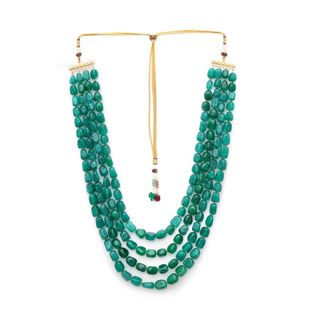 Emerald Stone Layered Neckpiece : RRMFEB23-26