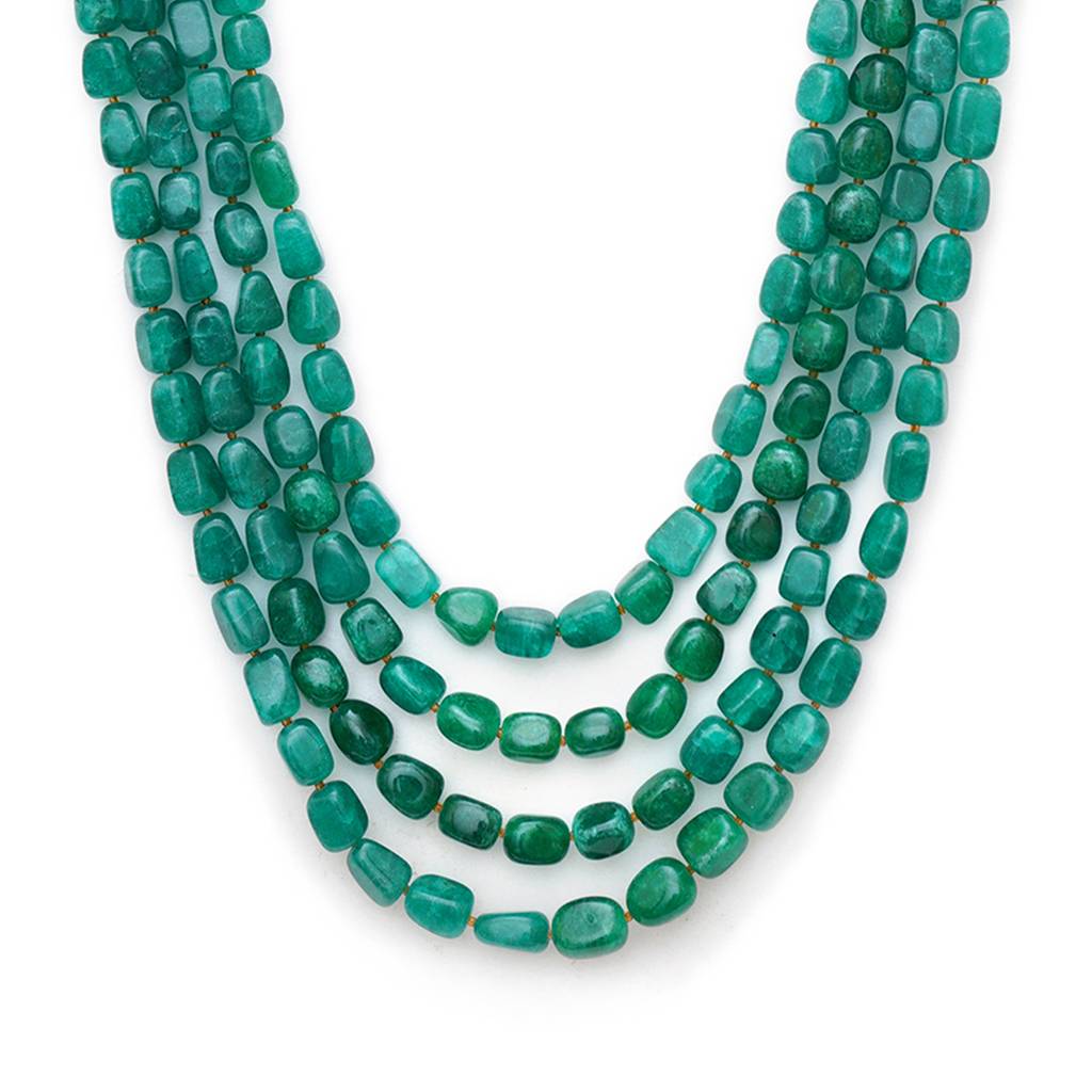 Emerald Stone Layered Neckpiece : RRMFEB23-26