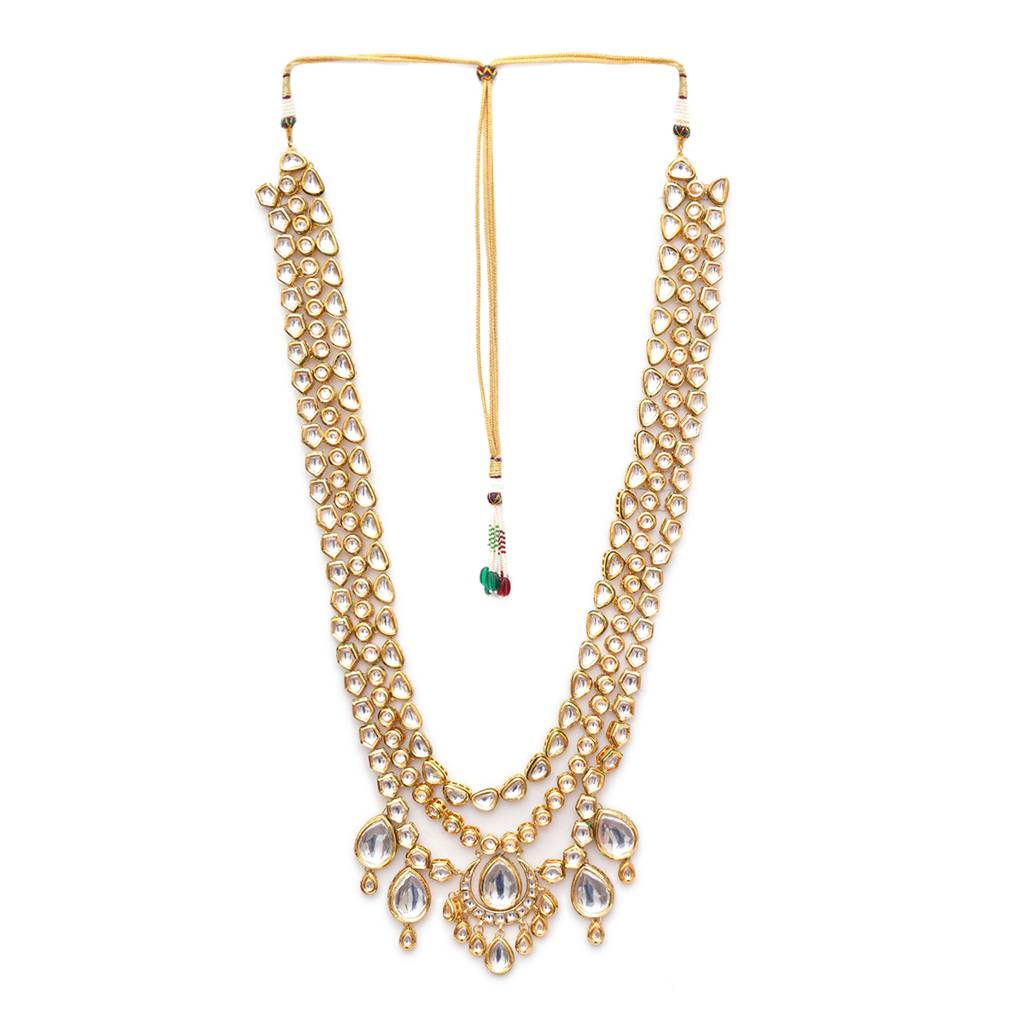 Kundan Maharja Layered Neckpiece : RRMFEB23-49