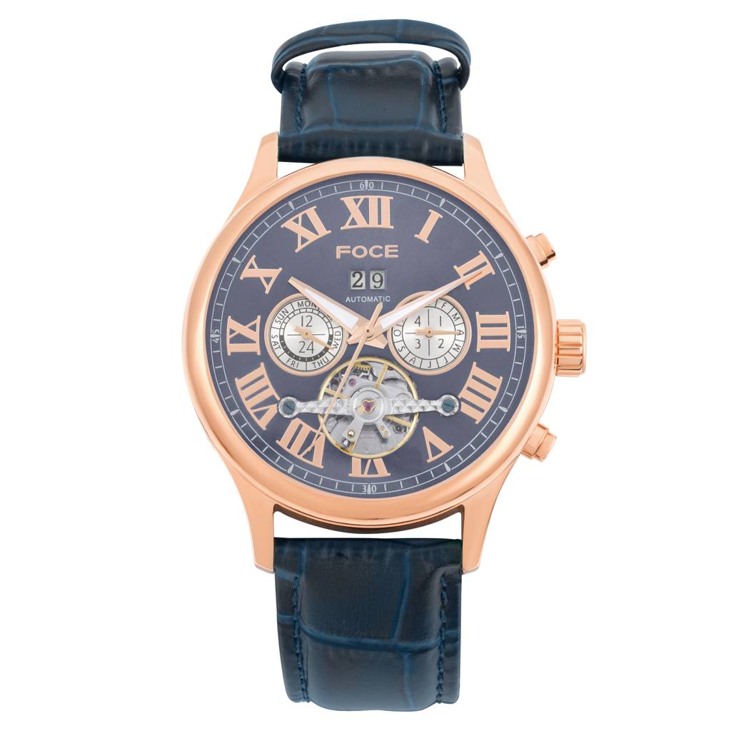 Men’S Automatic Stainless Steel Multifunction Watch | Month Subdial At 3, Day Subdial At 9, Date Window At 12, O : FC11615GRG4