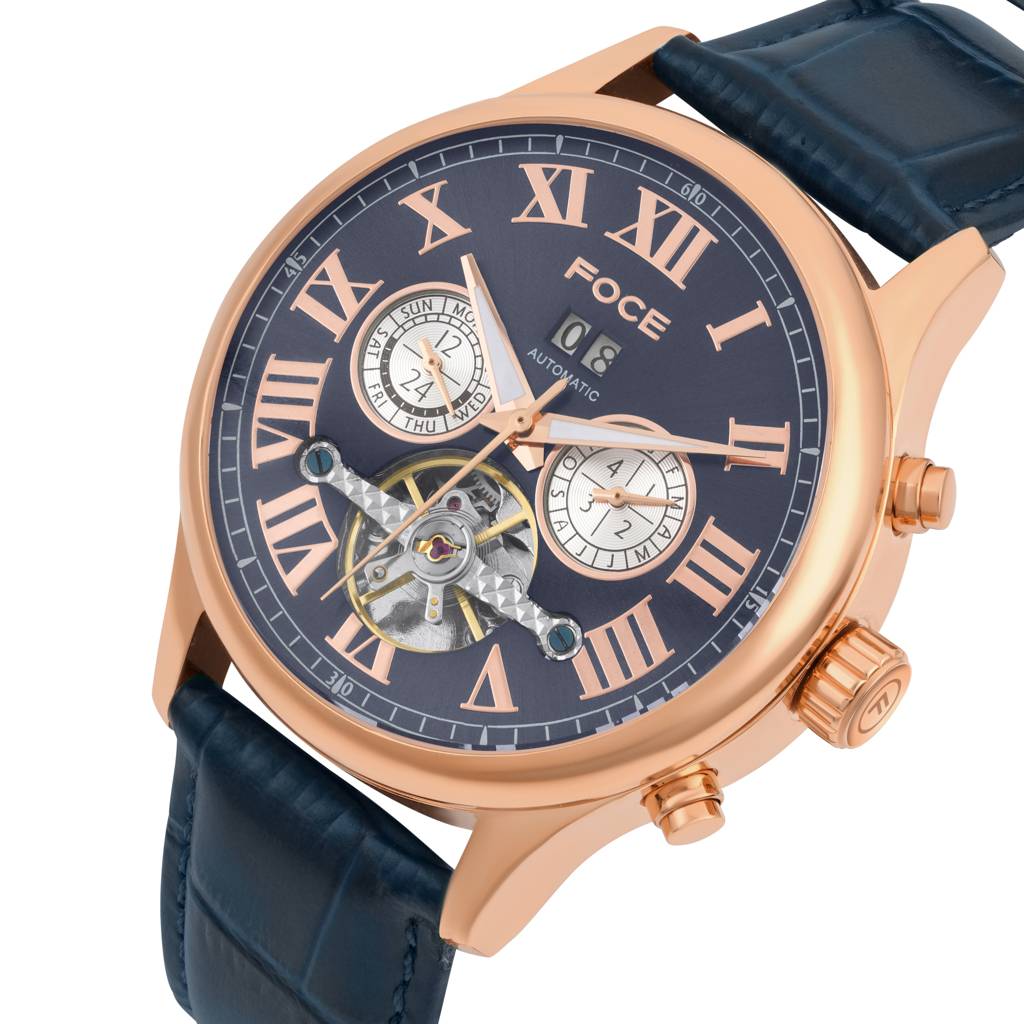 Men’S Automatic Stainless Steel Multifunction Watch | Month Subdial At 3, Day Subdial At 9, Date Window At 12, O : FC11615GRG4