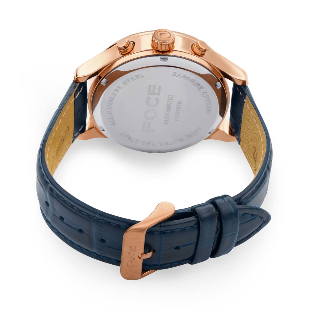 Men’S Automatic Stainless Steel Multifunction Watch | Month Subdial At 3, Day Subdial At 9, Date Window At 12, O : FC11615GRG4