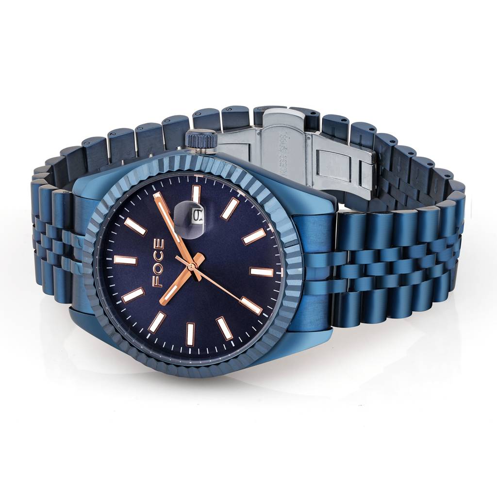 Men'S Multifunction Watch | Sapphire Crystal | Stainless Steel Strap & Case | Separate Date Display | Premium Ja : FC11641GBL4