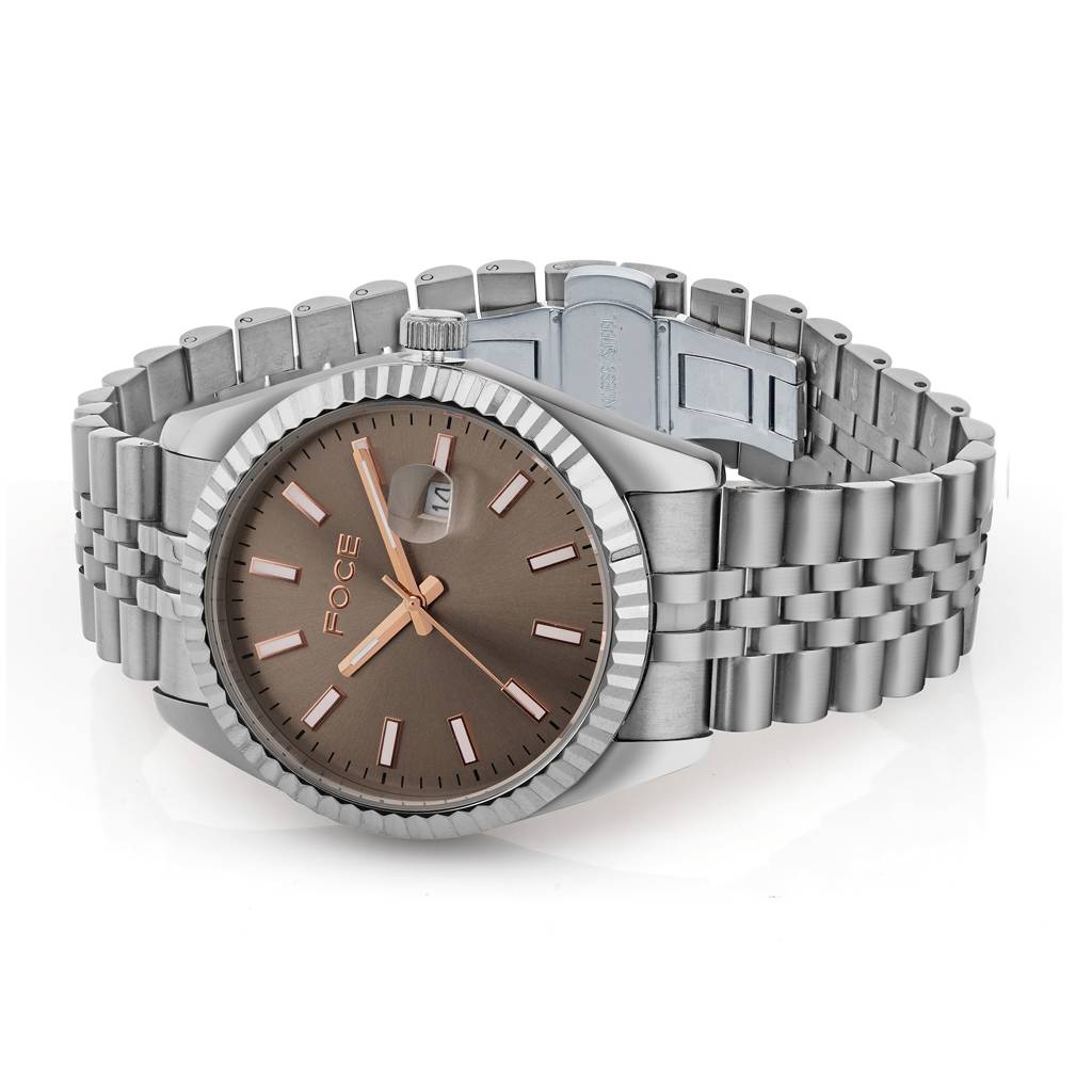 Men'S Multifunction Watch | Sapphire Crystal | Stainless Steel Strap & Case | Separate Date Display | Premium Ja : FC11641GGR3