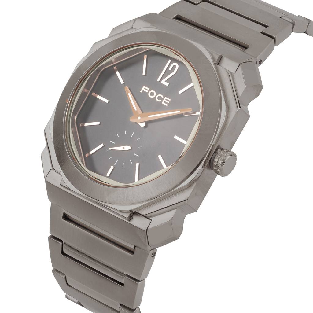 Multifunction Wrist Watch For Men, Metal Strap, Sapphire Glass, Model Fc11645Gbl4 : FC11645GGR3