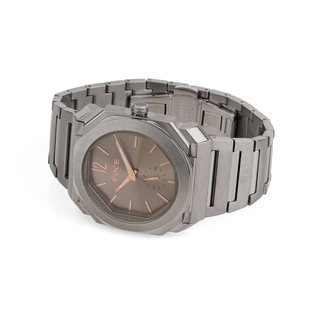 Multifunction Wrist Watch For Men, Metal Strap, Sapphire Glass, Model Fc11645Gbl4 : FC11645GGR3