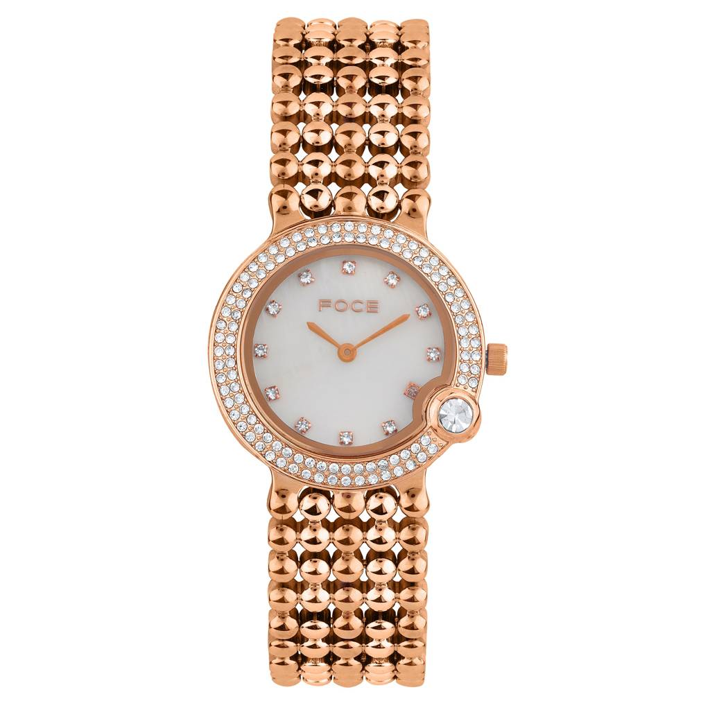 Diamond Studded Wrist Watch For Women, Metal Strap, Sapphire Glass, Model Fc11656Lbl4 : FC11656LRG1