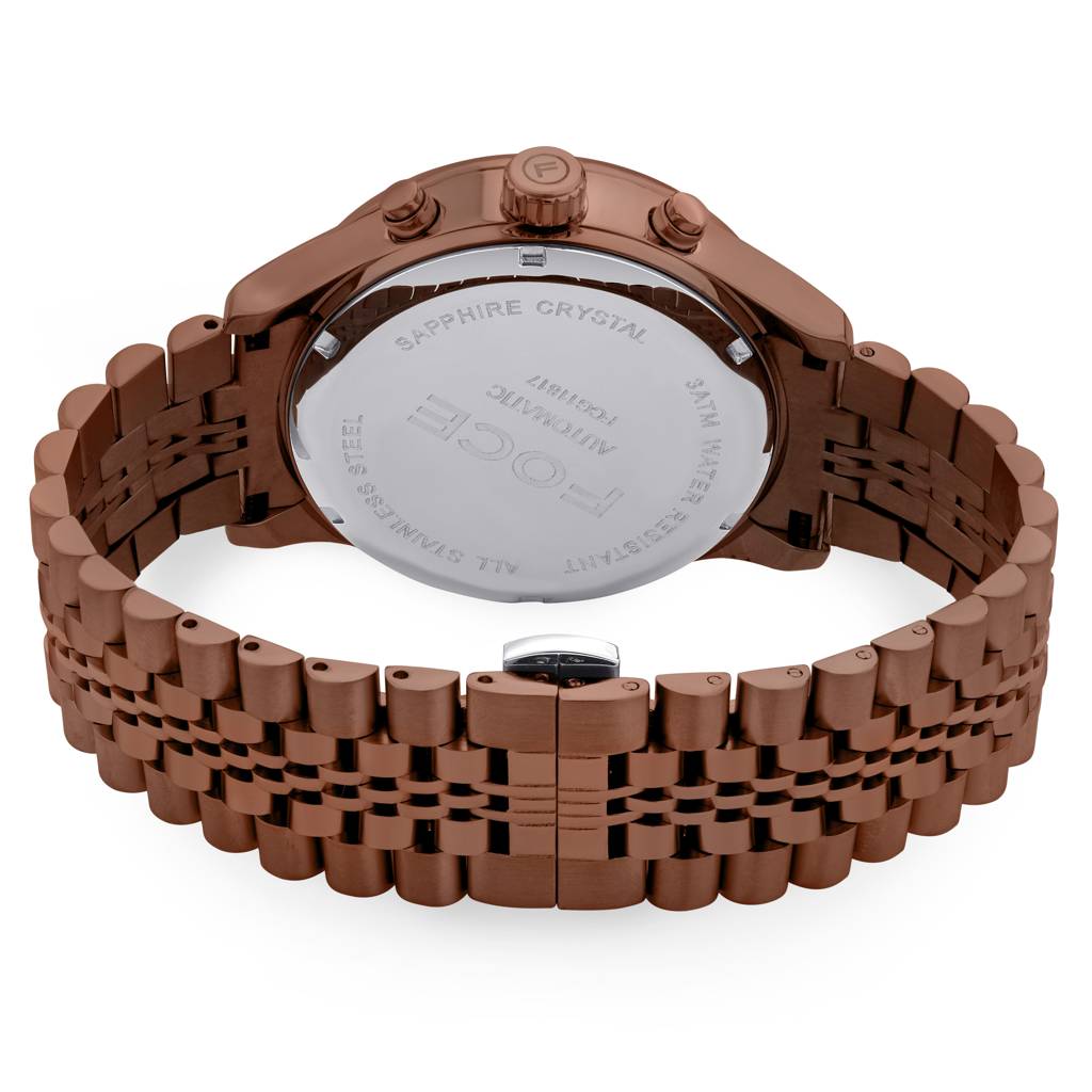 Men’S Automatic Stainless Steel Multifunction | Roman Dial, Month Subdial At 3, Day Subdial At 9, Date Window At : FC11817GBR6