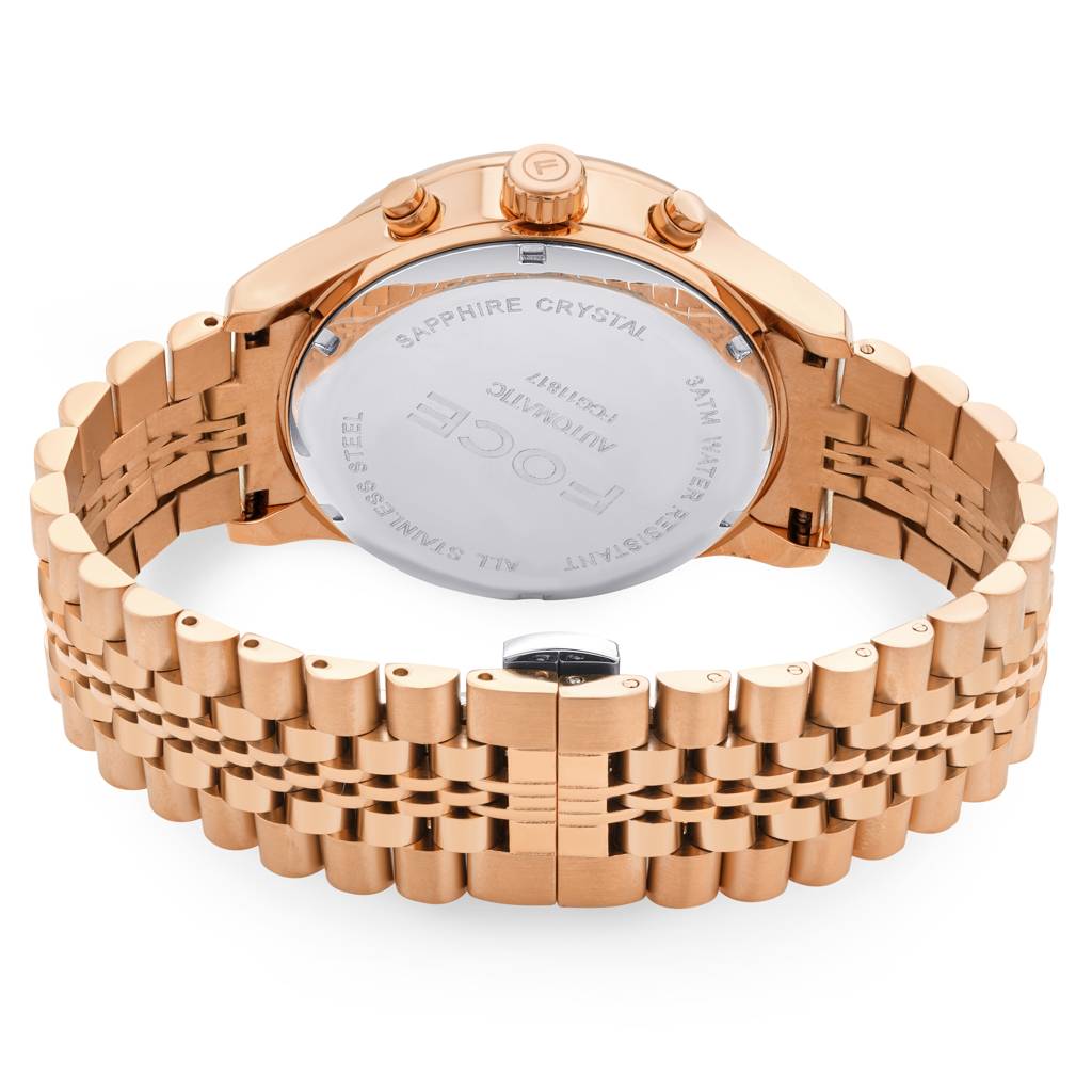 Men’S Automatic Stainless Steel Multifunction | Roman Dial, Month Subdial At 3, Day Subdial At 9, Date Window At : FC11817GRG1