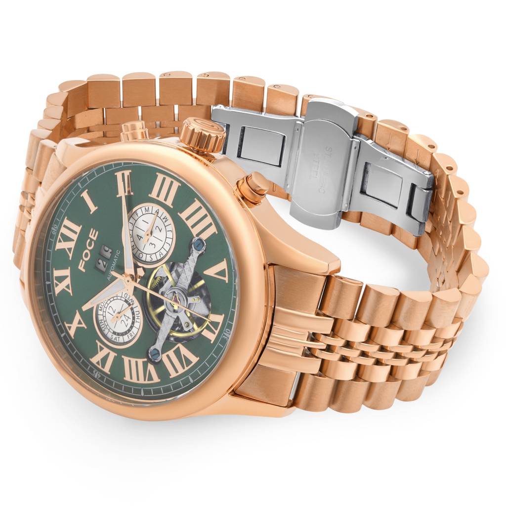 Men’S Automatic Stainless Steel Multifunction | Roman Dial, Month Subdial At 3, Day Subdial At 9, Date Window At : FC11817GRG2