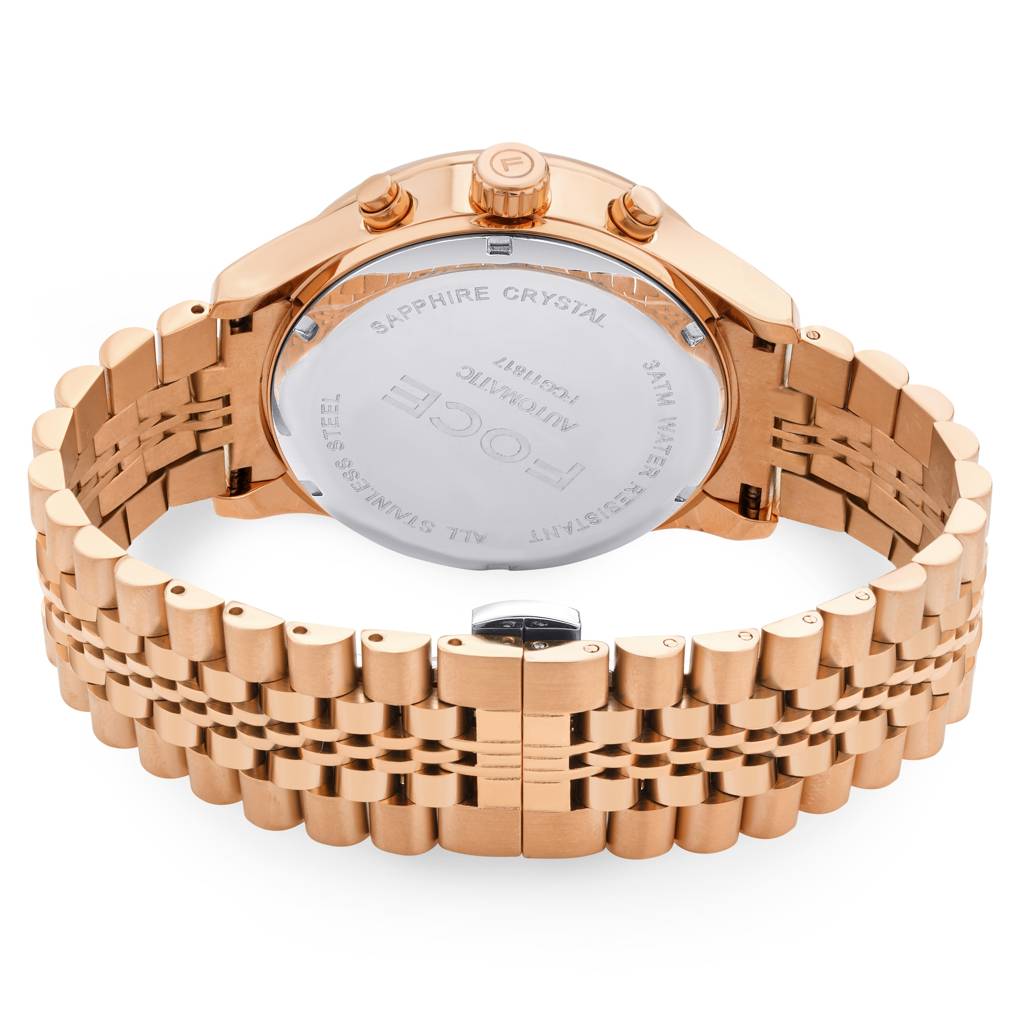 Men’S Automatic Stainless Steel Multifunction | Roman Dial, Month Subdial At 3, Day Subdial At 9, Date Window At : FC11817GRG2