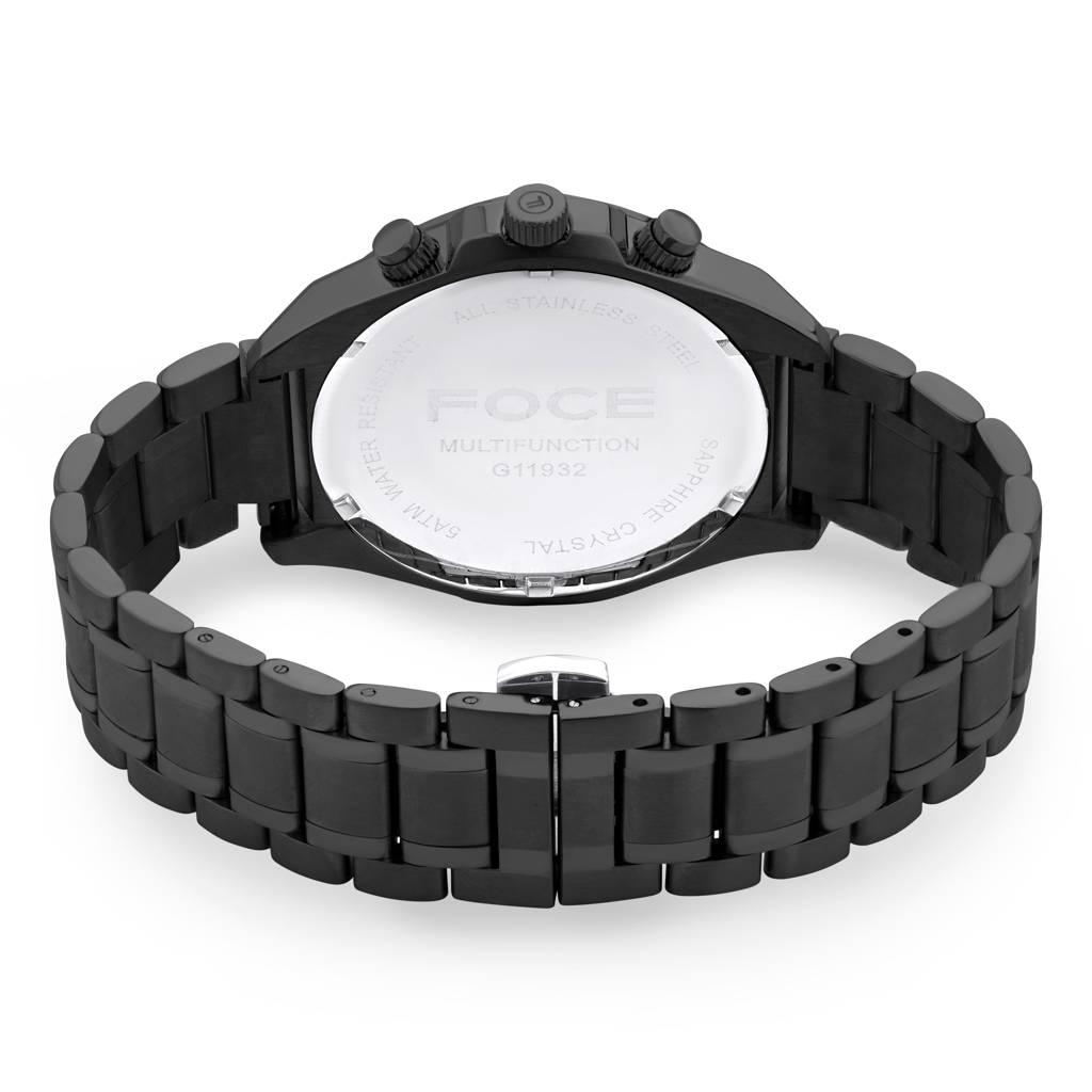 Men’S Quartz Stainless Steel Multifunction Watch | 24Hr Subdial At 3, Day Subdial At 9, Date Window At 4:30, Dual : FC11932GB8