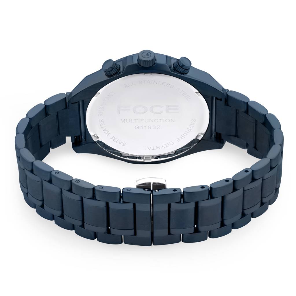 Men’S Quartz Stainless Steel Multifunction Watch | 24Hr Subdial At 3, Day Subdial At 9, Date Window At 4:30, Dua : FC11932GBL4